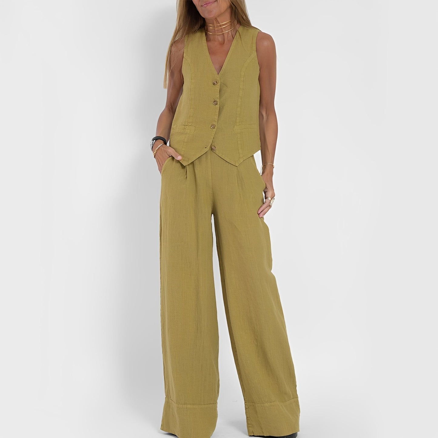 Darcie - Women's casual, loose-fitting two-piece outfit