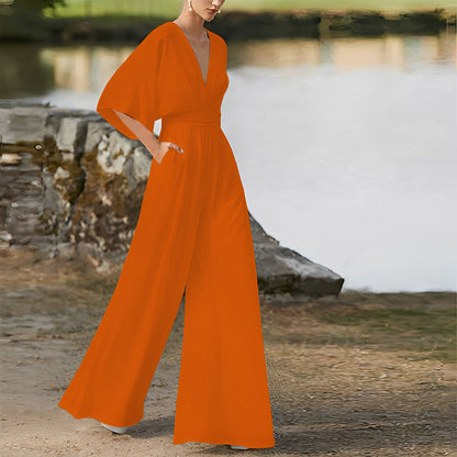 Carmella - Χαλαρό Jumpsuit με Υψηλή Μέση για Γυναίκες