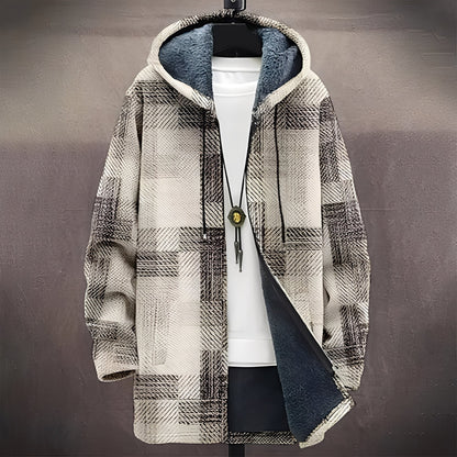 Wiley - Stylowy, wielofunkcyjny płaszcz z nadrukiem dla mężczyzn