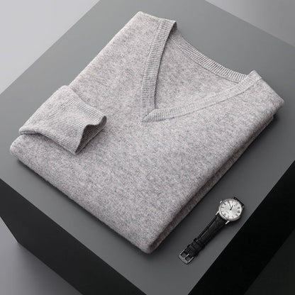 Walter - Pull en cachemire simple pour hommes