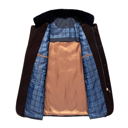 Rodney – Elegancka, pikowana marynarka z guzikami dla mężczyzn