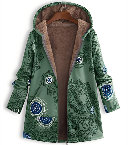 Jaslene - Classic, thick, warm parka jacket for women