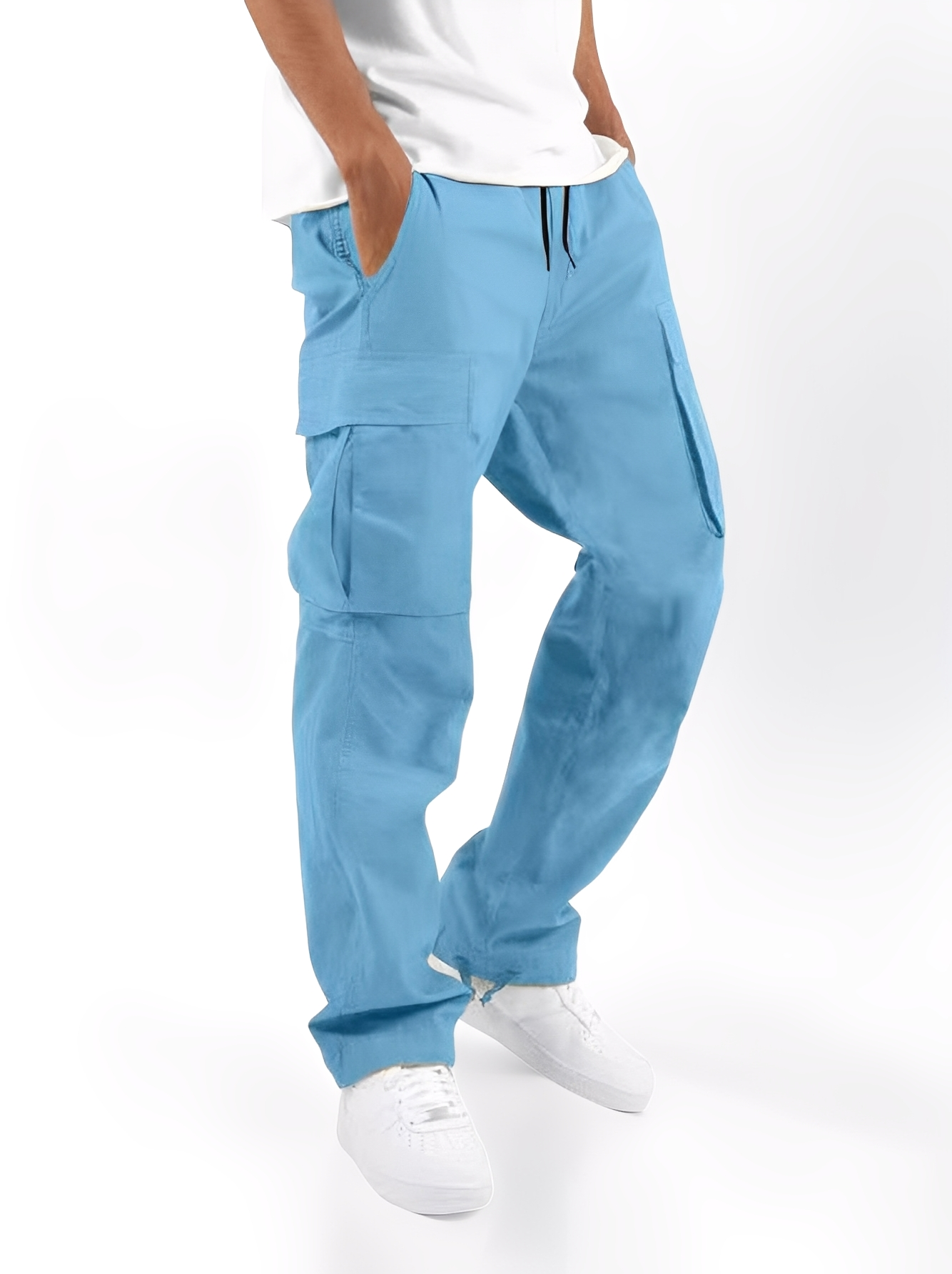 Cooper - Relaxed Cargo Pants with Drawstring for Men
