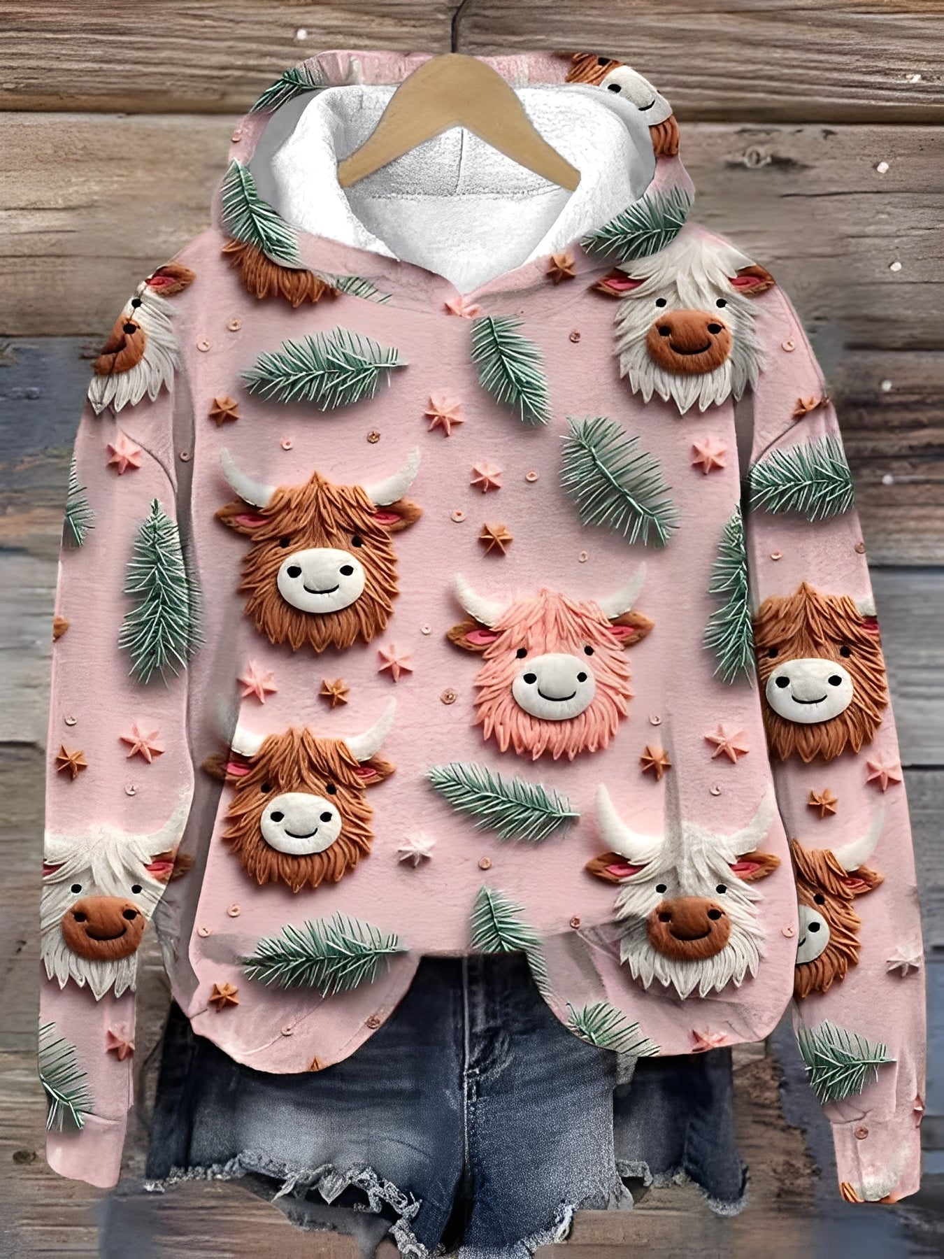 Jacalyn - Καθημερινός, ζωντανός Hoodie για γυναίκες