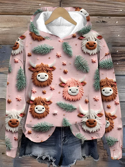 Jacalyn - Καθημερινός, ζωντανός Hoodie για γυναίκες