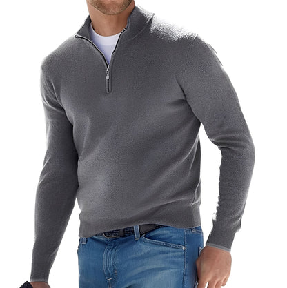 Eliott - Cashmere Men's Sweater with Zipper