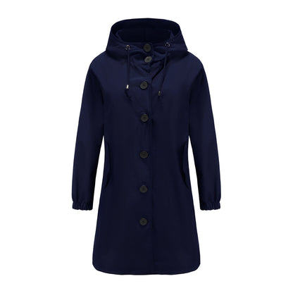 Vivyan - Daily waterproof jacket with hood for women