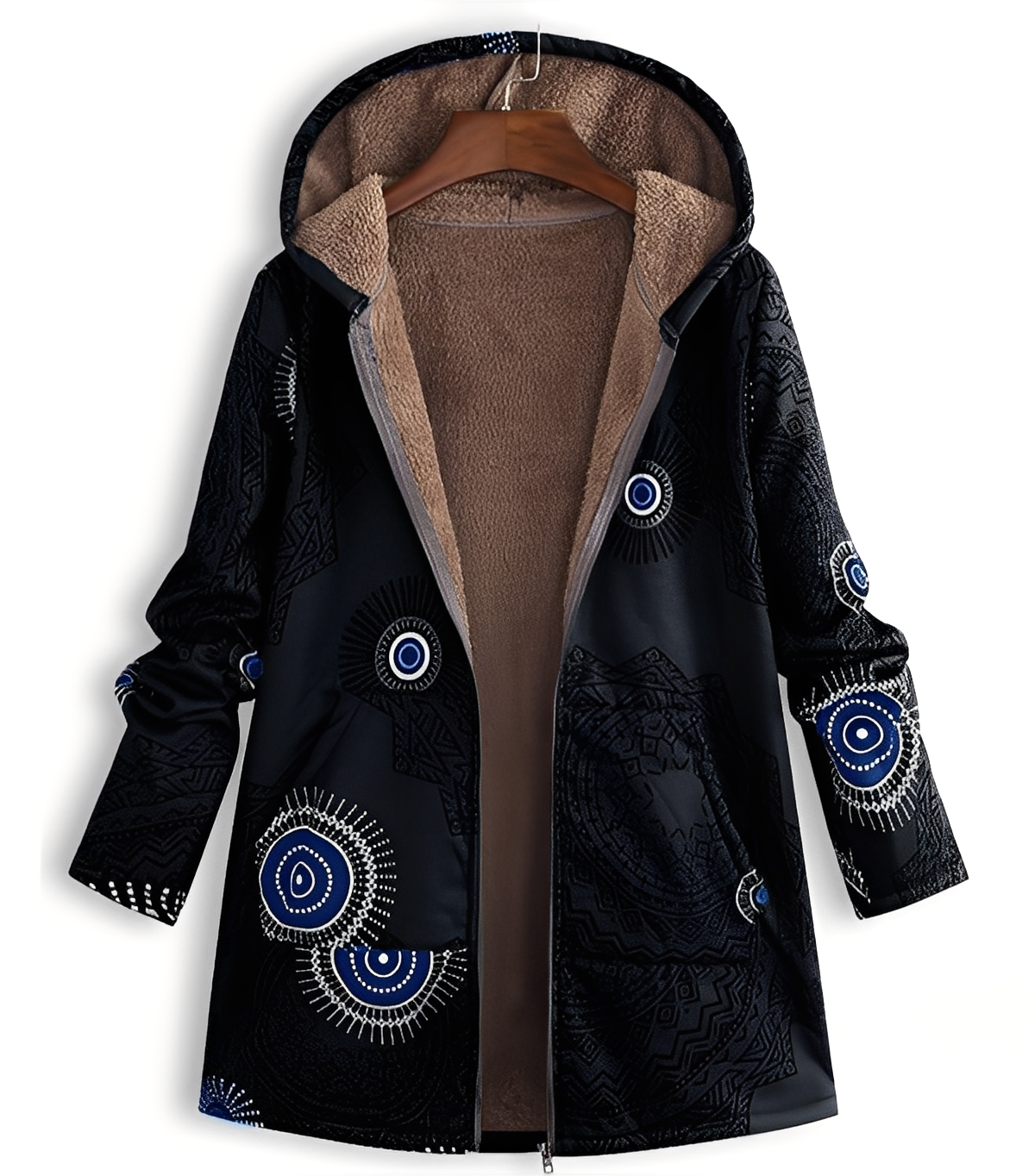 Jaslene - Classic, thick, warm parka jacket for women