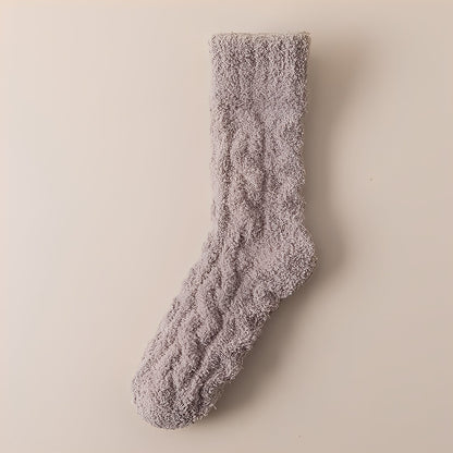Neely - Chaussettes unisexes en velours polaire chaud