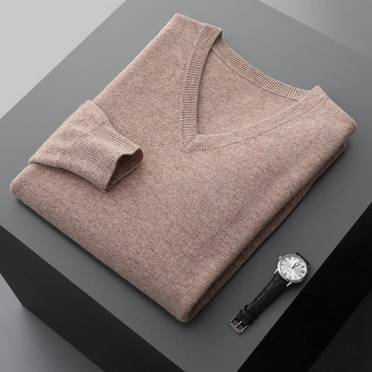 Walter - Pull en cachemire simple pour hommes