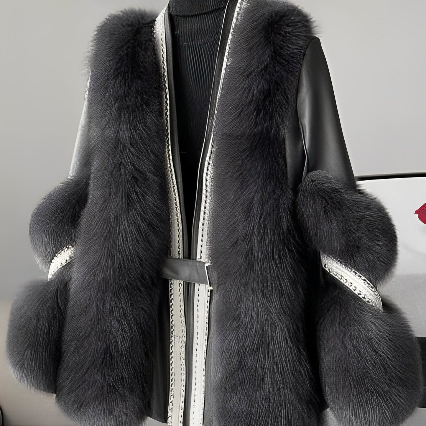 Alannis - Elegant patchwork fur for women