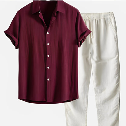 Phillip - Summer Linen Set for Men