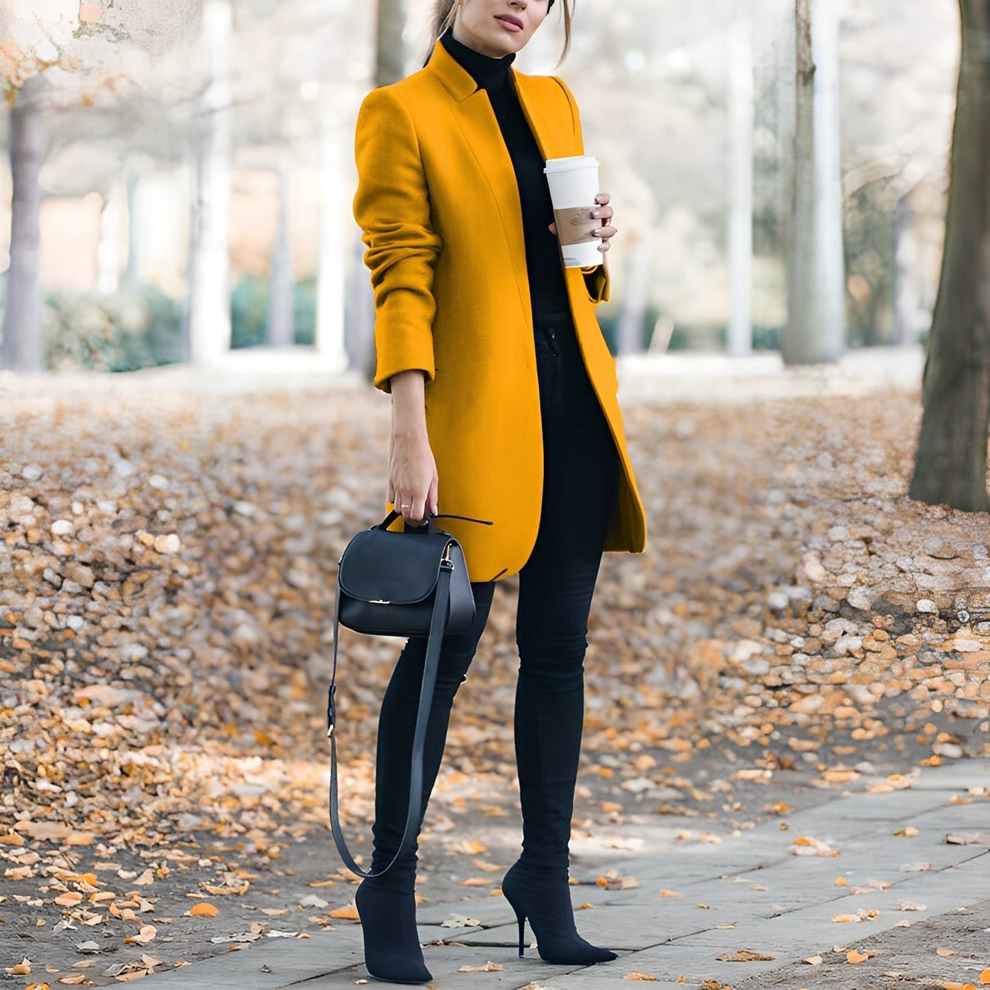 Jazmin - Blazer en laine décontracté et multicolore pour femmes