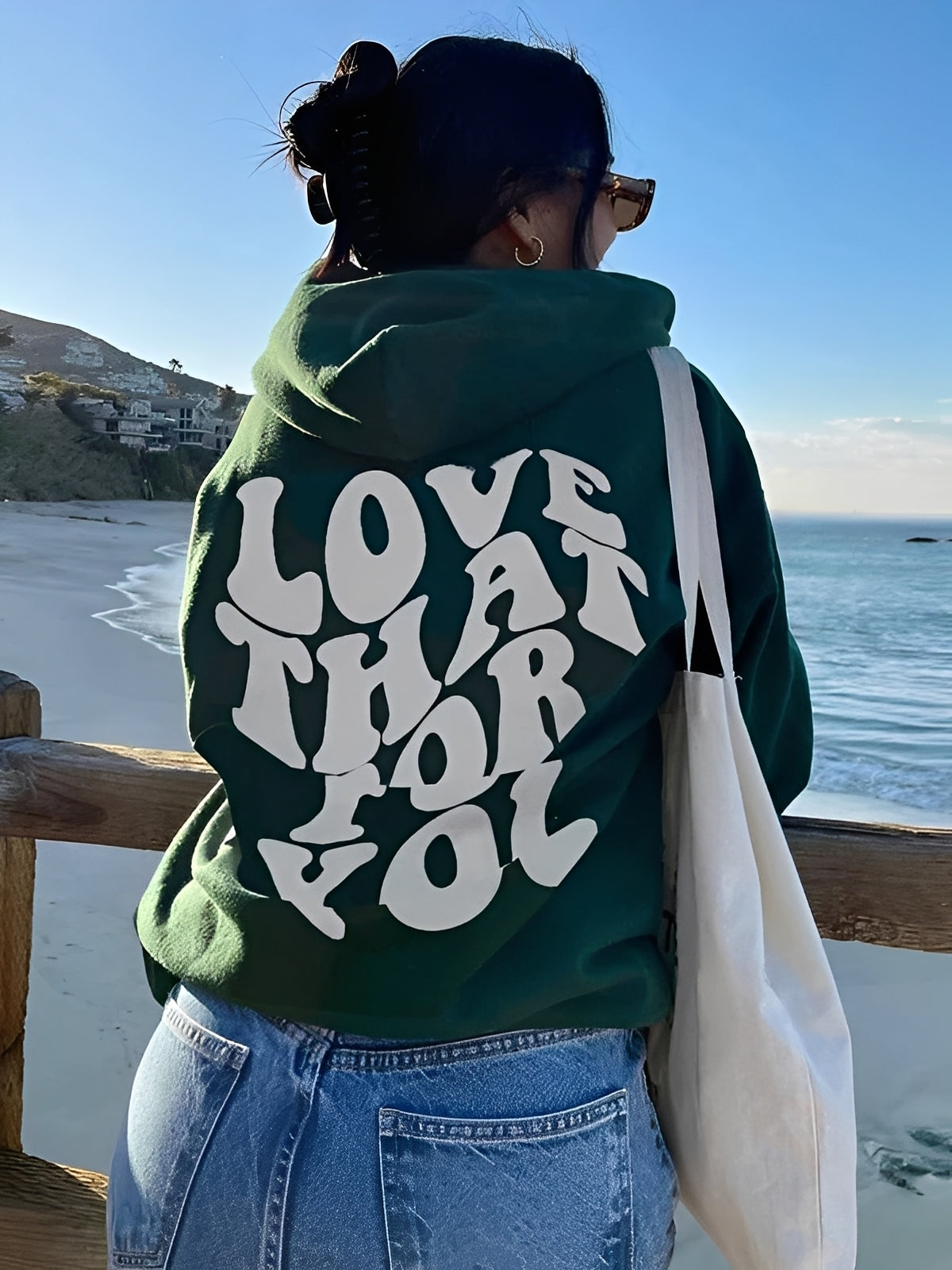 Marian - Μοντέρνα φούτερ με σχέδιο δήλωσης για γυναίκες