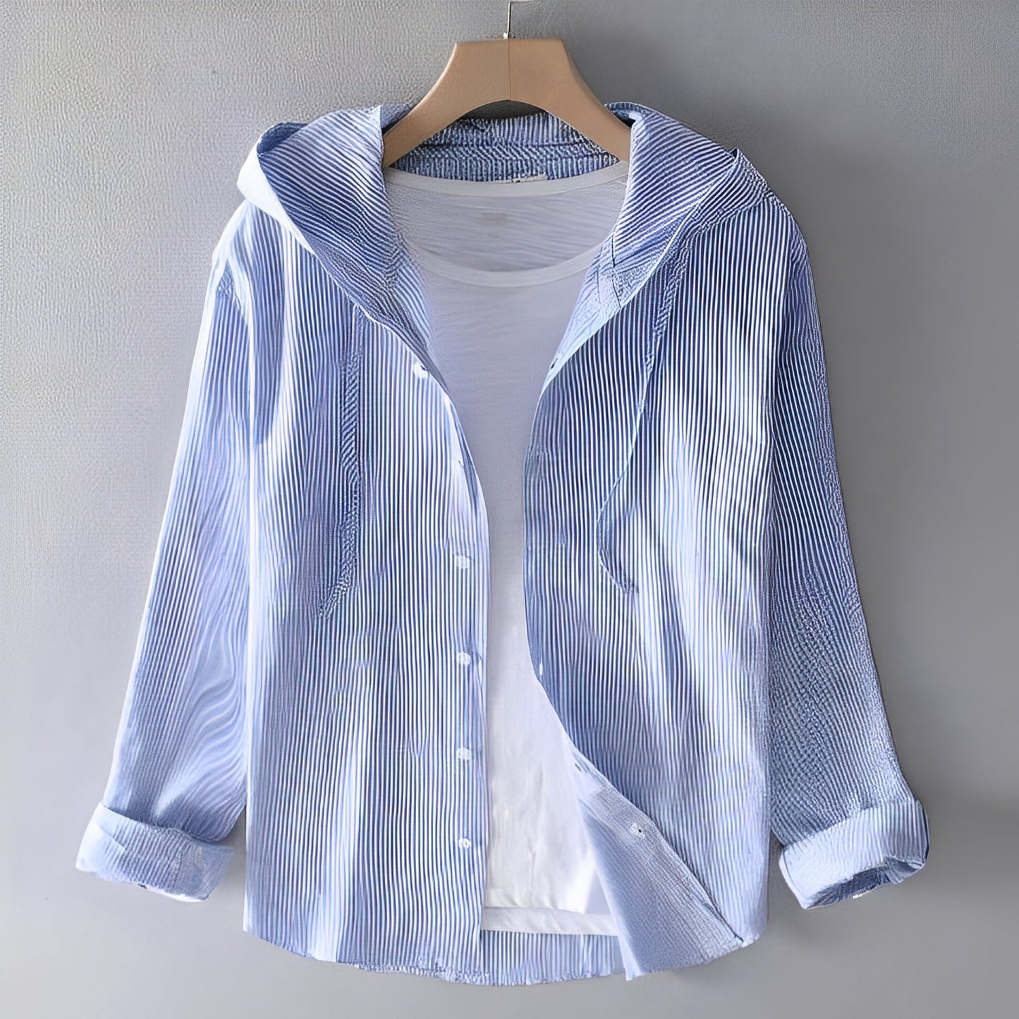 Emmerson - Χαλαρό Πουκάμισο με Κουκούλα για Άνδρες