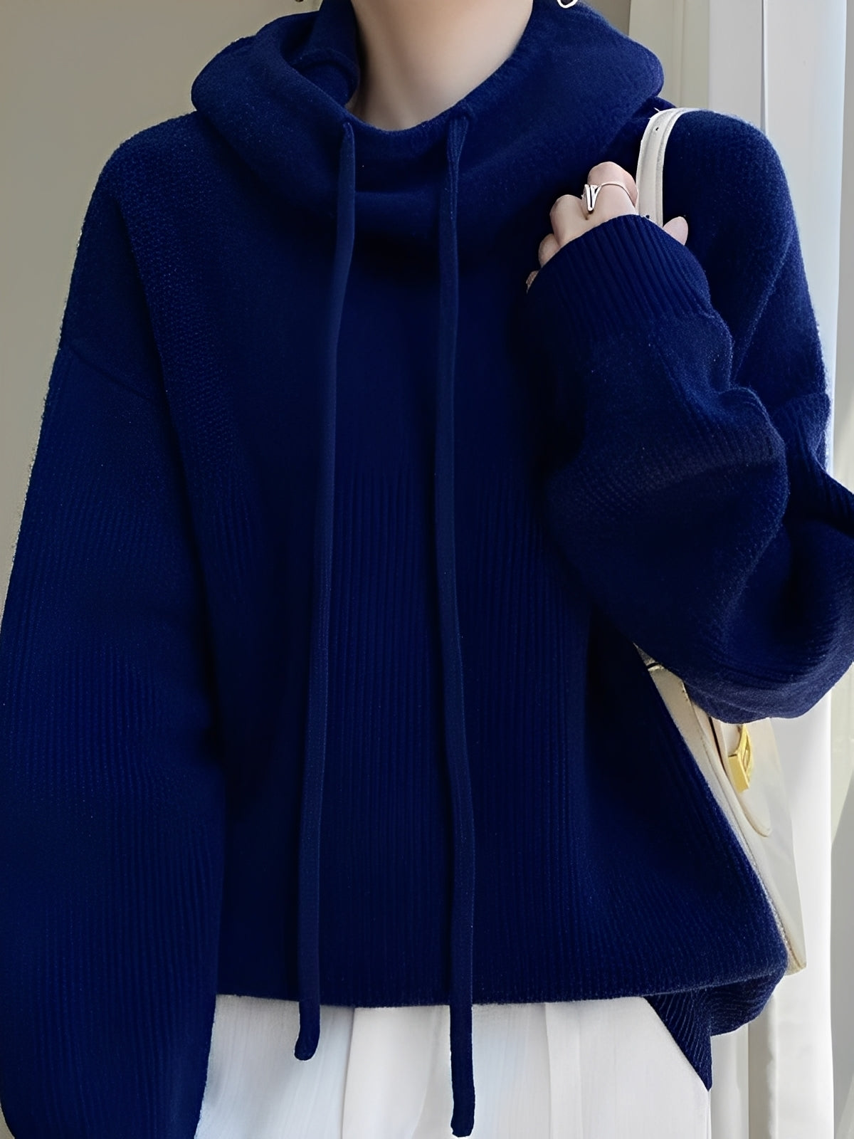 Roxane - Ζεστό, απαλό μάλλινο hoodie για γυναίκες