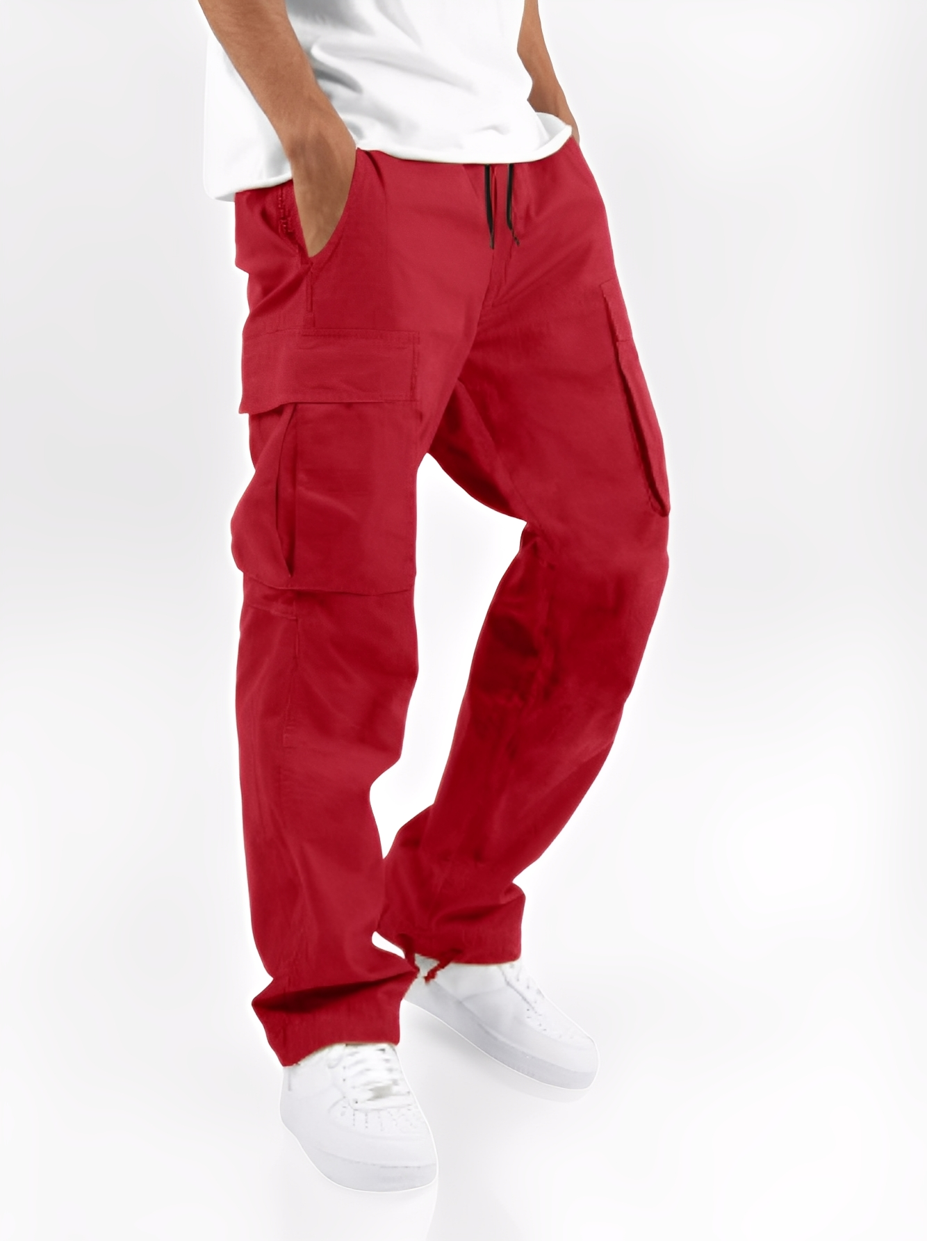 Cooper - Relaxed Cargo Pants with Drawstring for Men