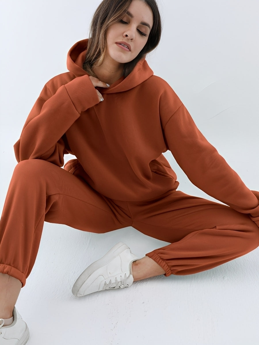 Jasmine - Χαλαρό τρέξιμο σετ με κουκούλα για γυναίκες