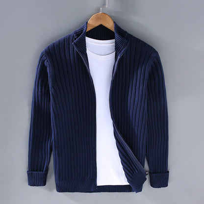 Raphael - Modern Cotton Cardigan for Men