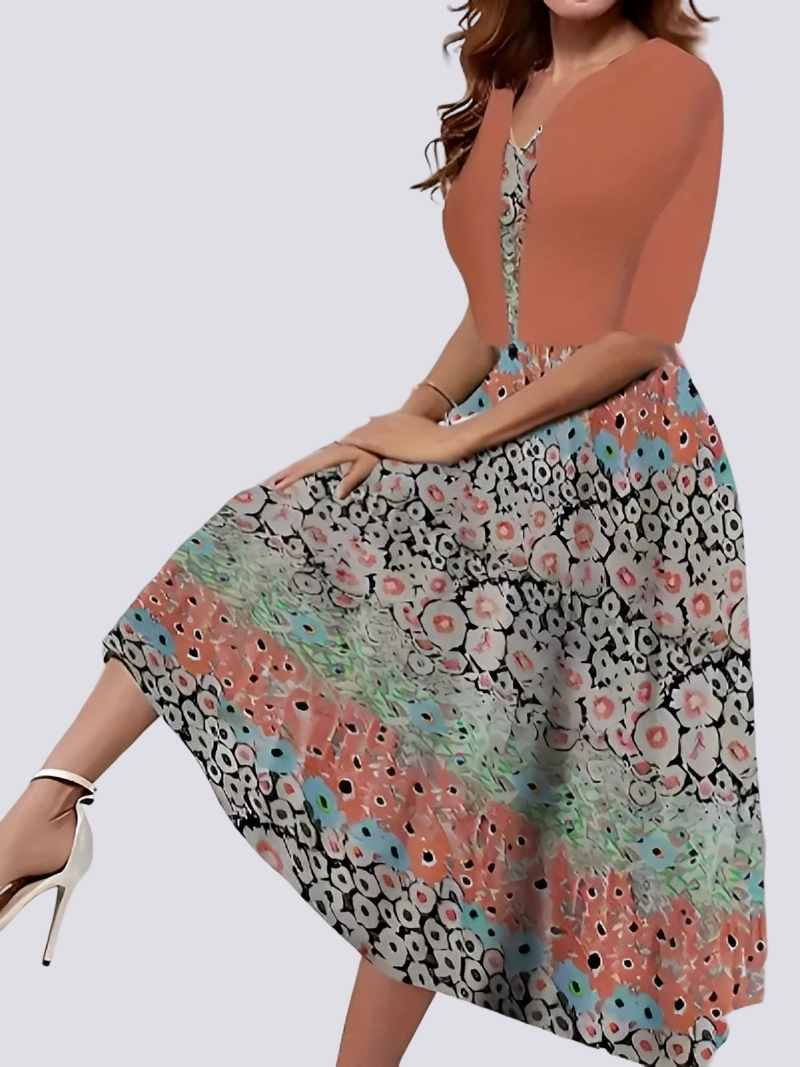 Jessica - Stylish two-piece set with long dress for women