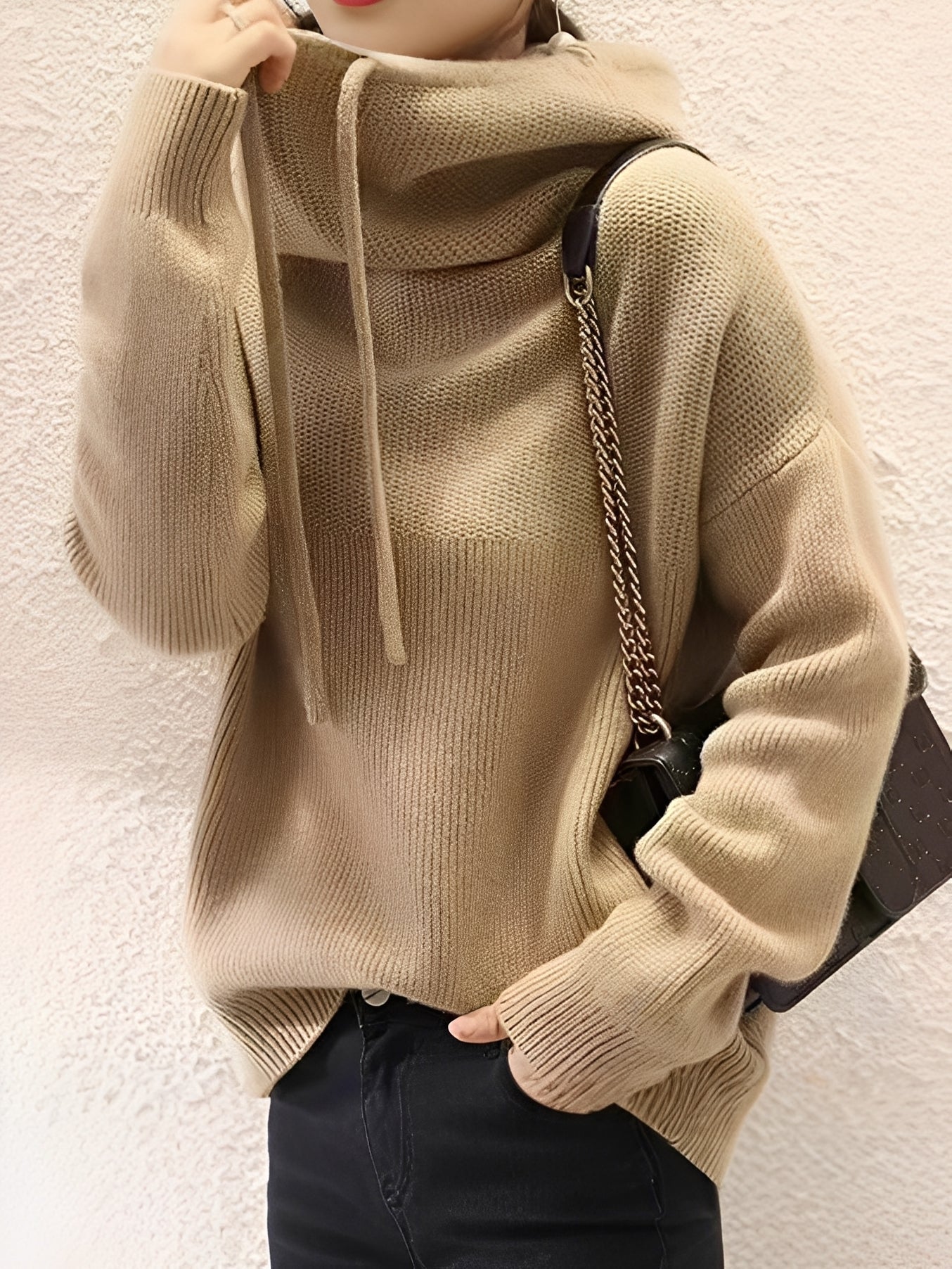 Roxane - Ζεστό, απαλό μάλλινο hoodie για γυναίκες