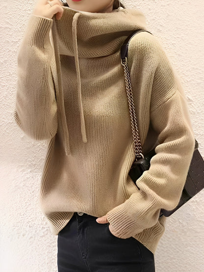 Roxane - Ζεστό, απαλό μάλλινο hoodie για γυναίκες