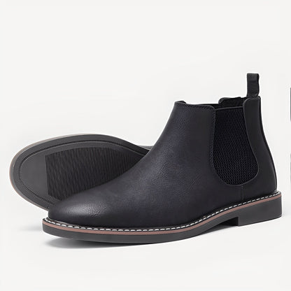 Clifton - Classic Chelsea Leather Boots for Men