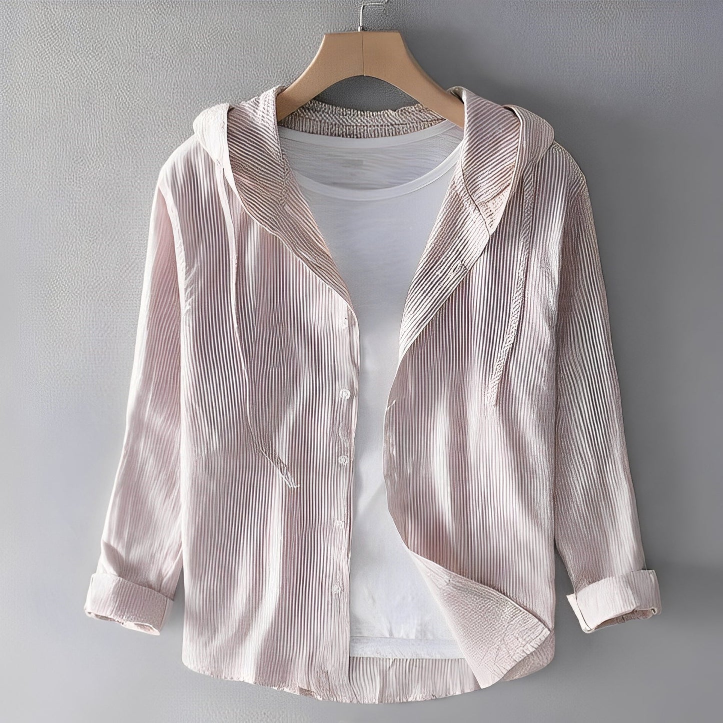 Emmerson - Χαλαρό Πουκάμισο με Κουκούλα για Άνδρες