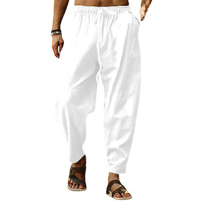 Titus - Men's Beach Pants Made of Cotton and Linen