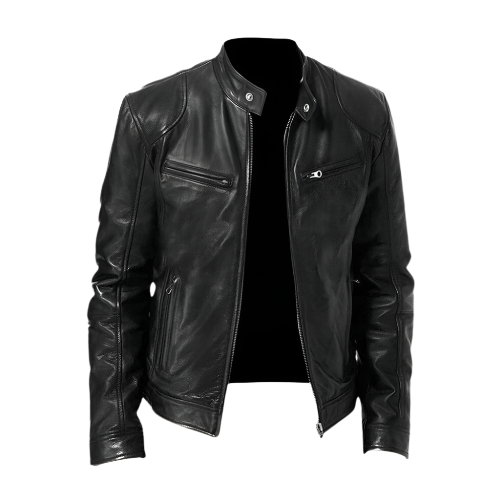 Evan - Leather Jacket Casual Elegant and Stylish
