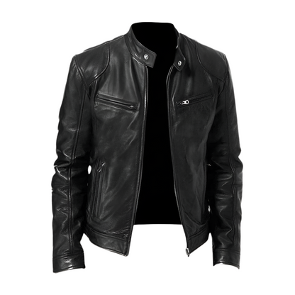 Evan - Leather Jacket Casual Elegant and Stylish