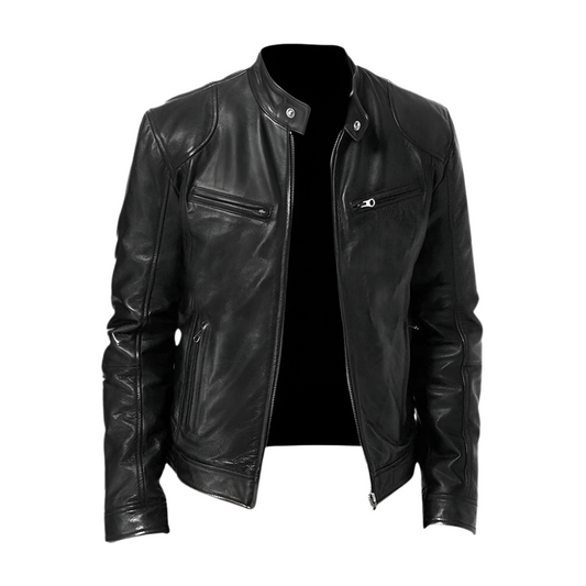 Evan - Leather Jacket Casual Elegant and Stylish