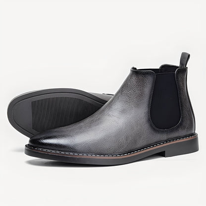 Clifton - Classic Chelsea Leather Boots for Men