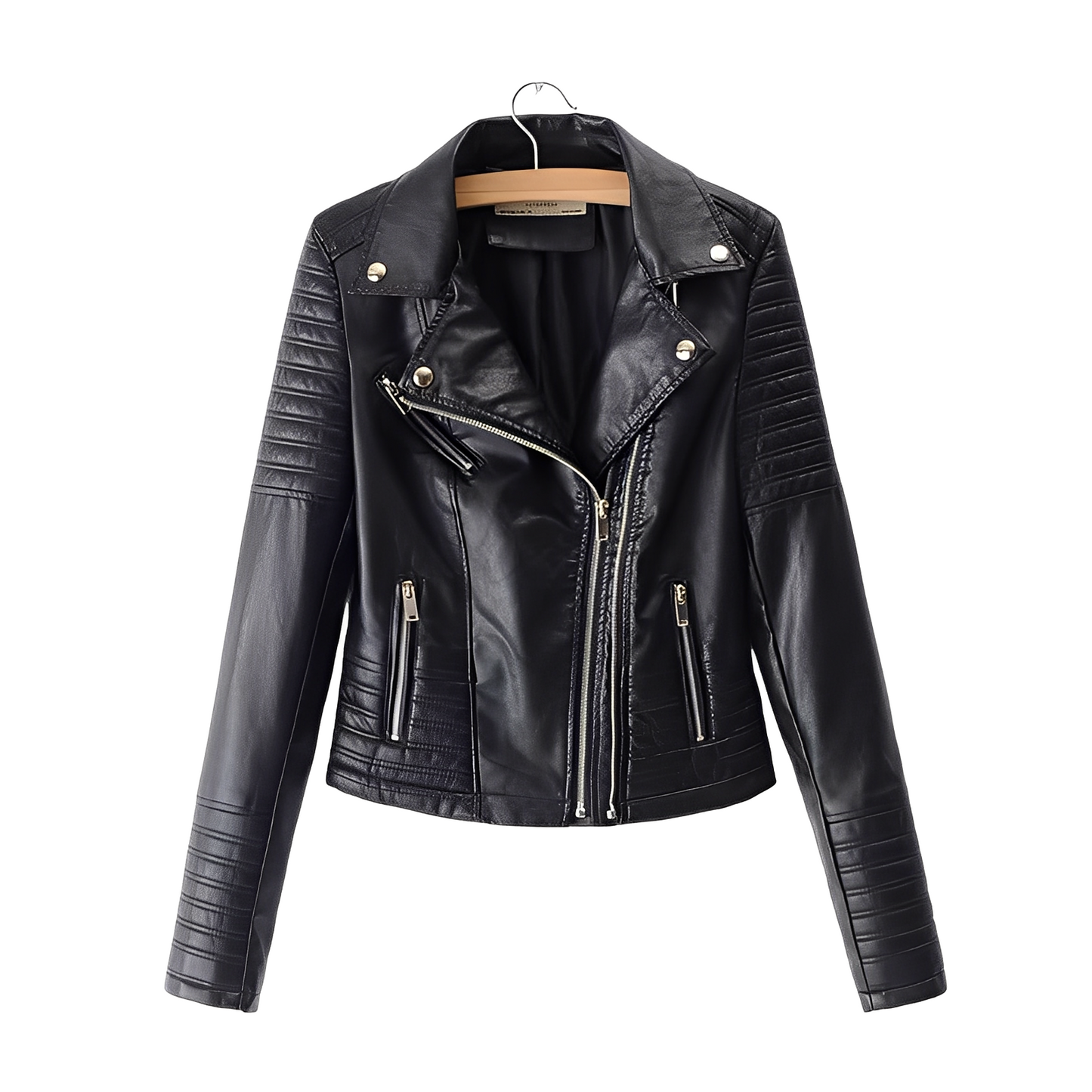 Cherie - Stylish, slim leather jacket for women