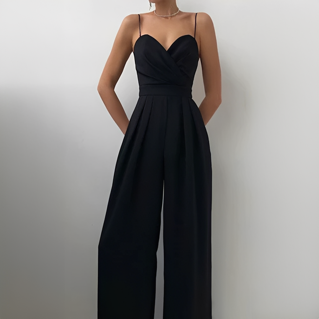 Glysha - Stylish wide-leg jumpsuit for women