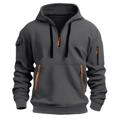Norton - Stylish half-zip sweatshirt for men