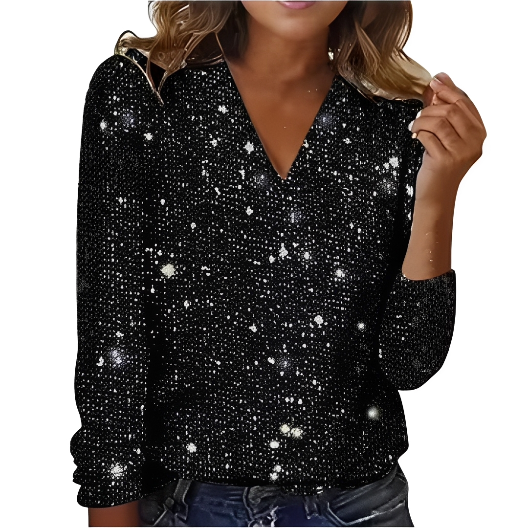 Casandra - Trendy Sequin Top for Women
