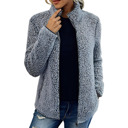 Larissa - Stylish, warm fleece jacket for women
