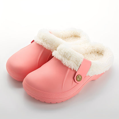 Melba - Warm clogs with fleece lining for women