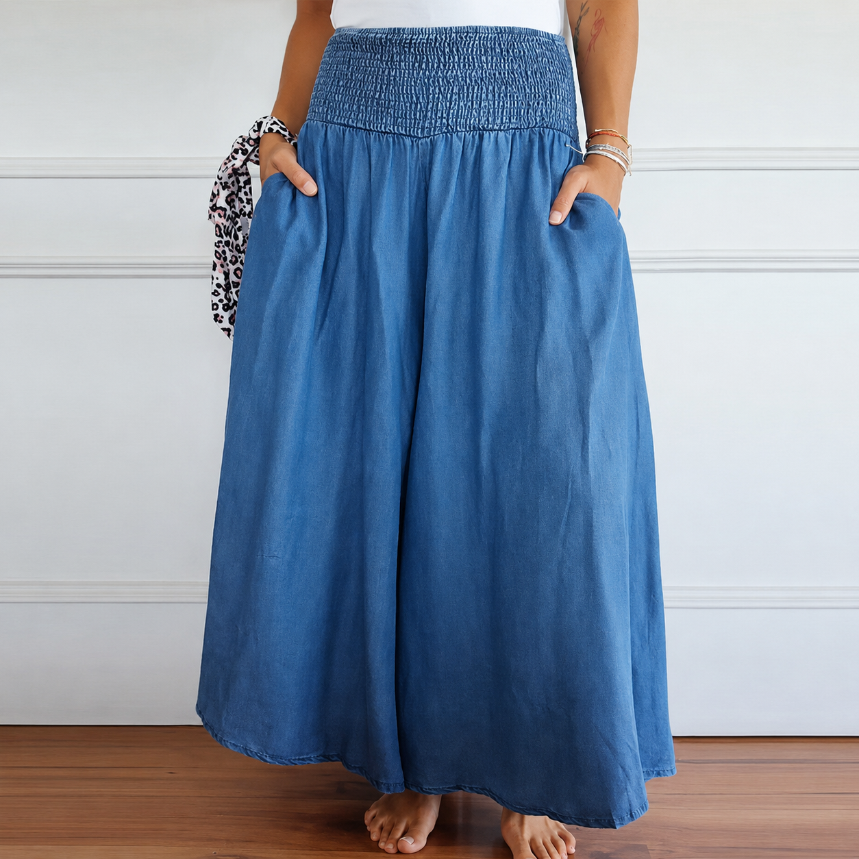 Laurine - Casual High-Waisted Pants