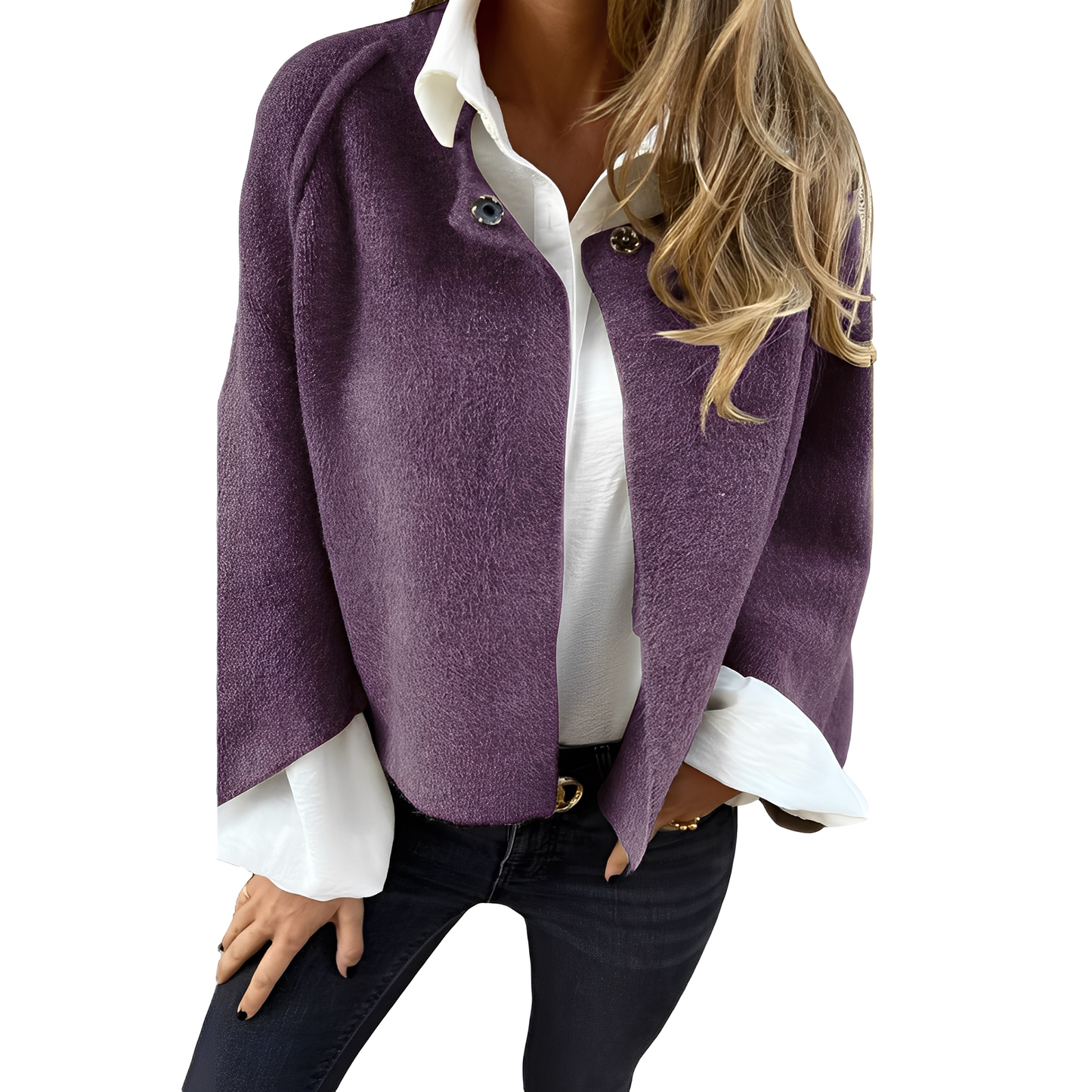 Rowena - Modern short cardigan for women