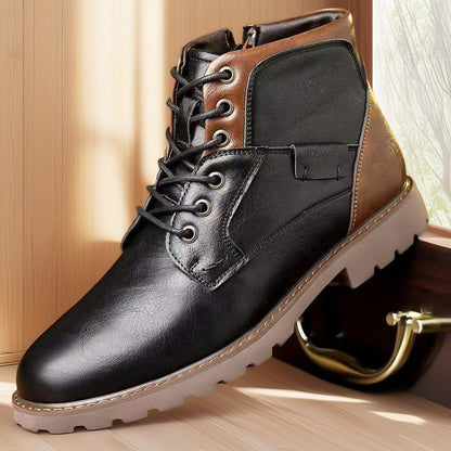 Antony - Modern Boots with Zipper for Men