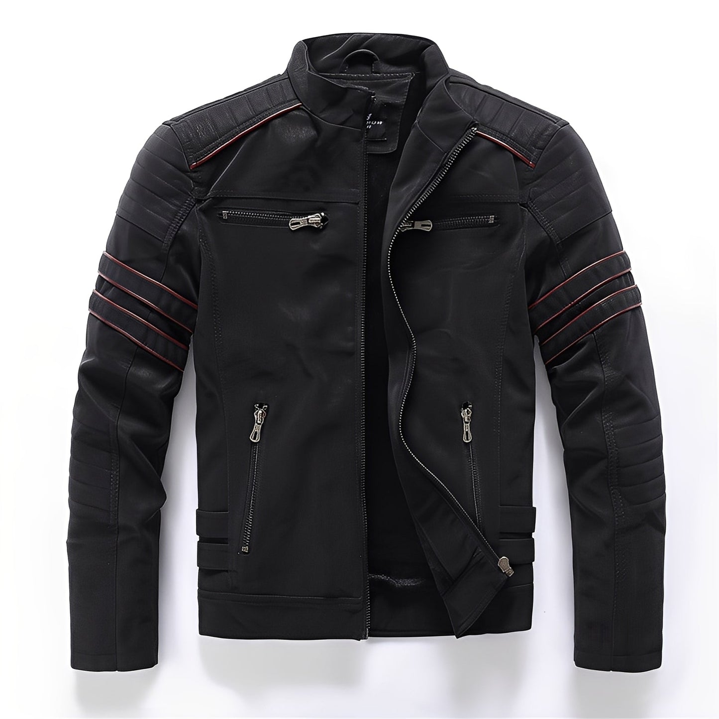 Dillan - Stylish Leather Motorcycle Jacket for Men