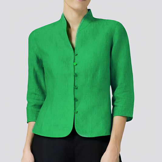 Alesha - Classic Long Sleeve Blouse for Women