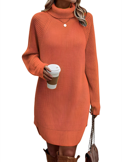 Melanie - Elegant, warm knitted dress for women