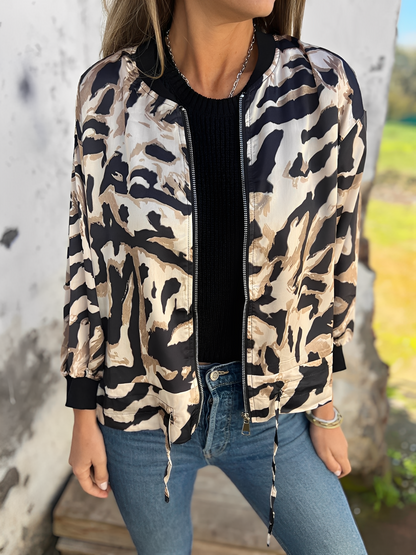 Ryana - Elegant zip-up jacket for women