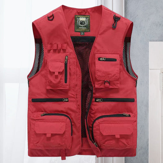 Alessandra – Cargo Mesh Vest with Pockets