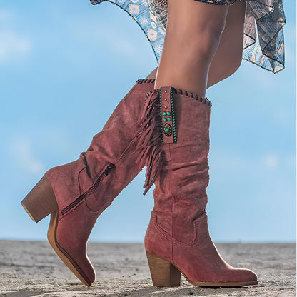 Ronnette - Relaxed Leather Cowboy for Women