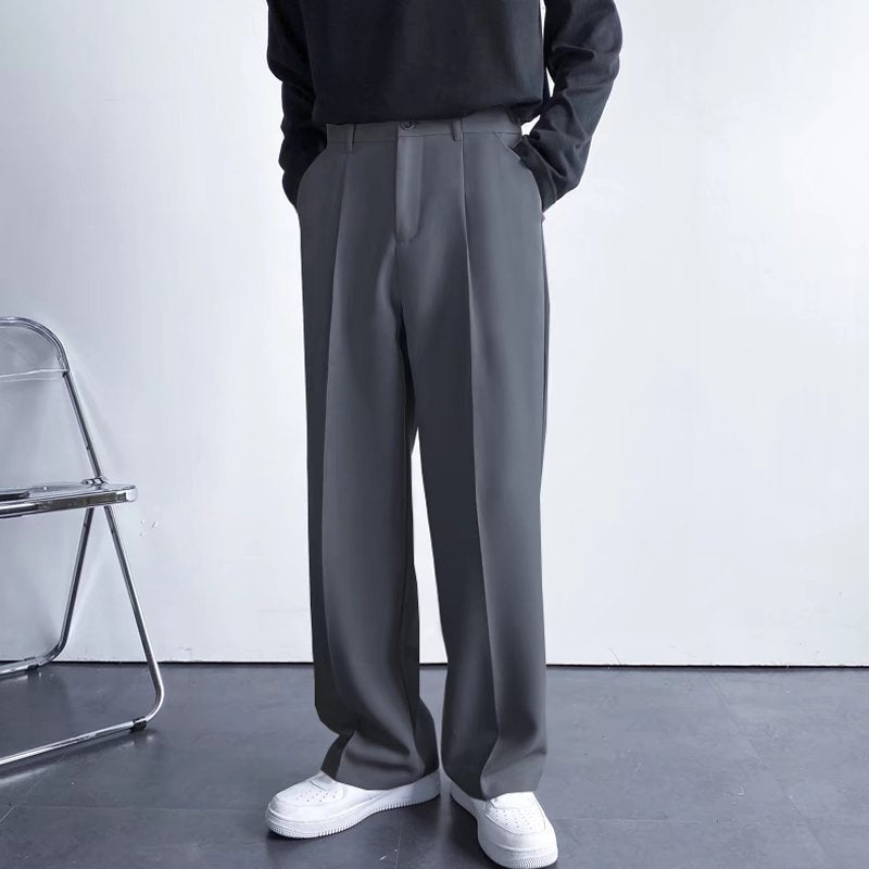 Caleb - Elegant, casual straight-leg pants for men
