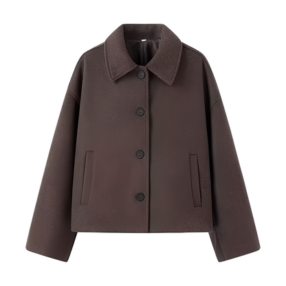 Evaline - Relaxed Jacket with Buttons for Women